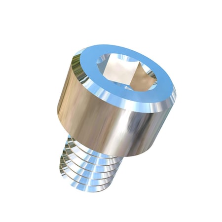 Allied Titanium #10-32 Socket Head Cap Screw, Socket, Plain Titanium, 1/4 in Length 0032367